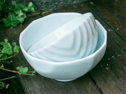 Набір порцелянових піал Xiaomi FINEMADING Banana Bowl (small+large bowl+souce plate) 3 шт